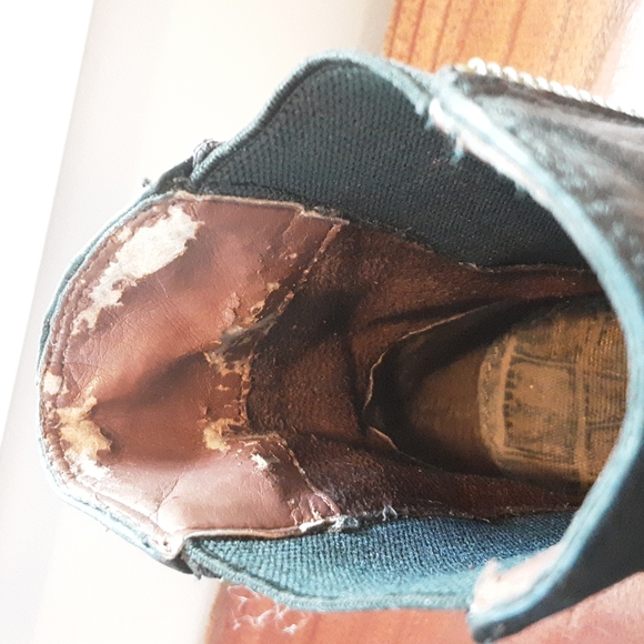 Sam Edelman "Parley" Black Leather Booties with Decorative Zipper | Size 6.5 - Picture 11 of 13